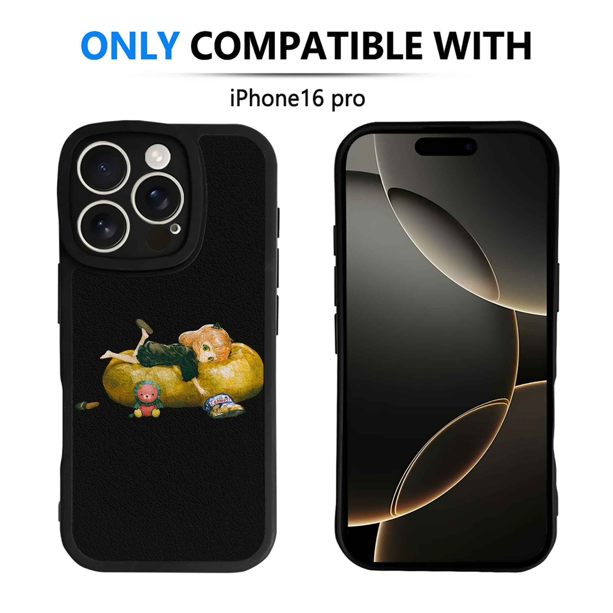（画像用） SPY×FAMILY间谍家家酒 【iPhone 16シリーズ対応】シリコンスマホケース（レザー調） 材質：シリコン